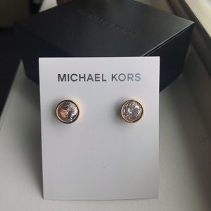 Michael Kors Crystal Stud Earrings